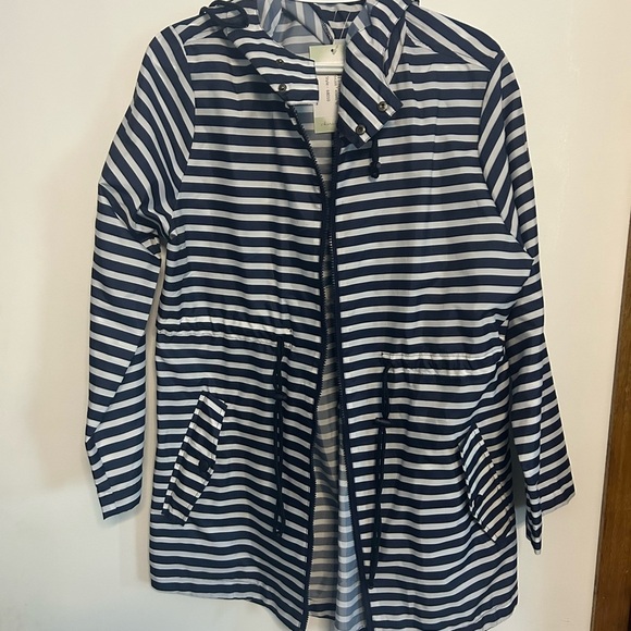 KEREN hart Jackets & Blazers - KEREN hart Navy and White Striped Jacket